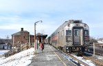 NJT Train # 1718 arriving into Lyndhurst Station with a Multilevel Set